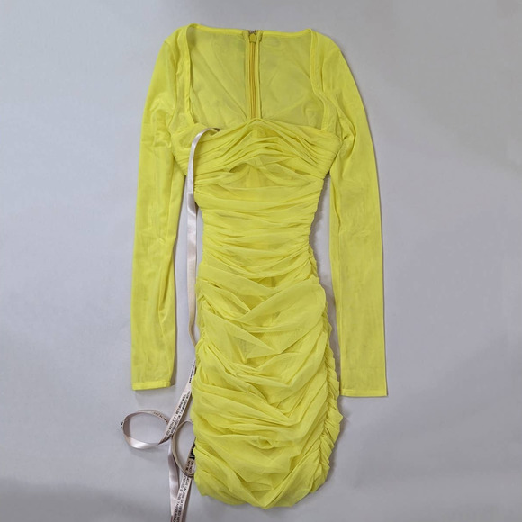 House of CB Yellow Mini Dress - Picture 4 of 9